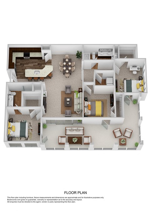 a bedroom floor plan is shown in this image